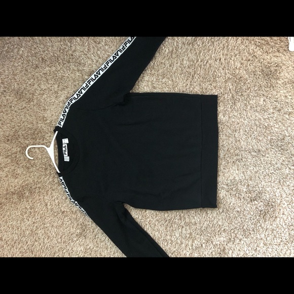 Black and white fila crew neck - Picture 2 of 4